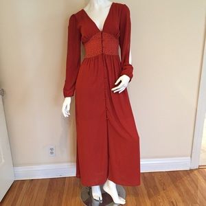 FIRE MAXI DRESS